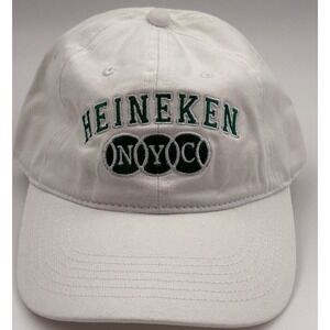 Heineken US Open 2012 Embroidered White Baseball Cap Adjustable One Size New